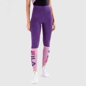 FILA High Waisted Henrietta Violet Leggings